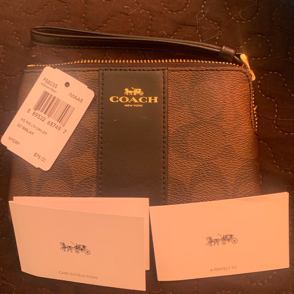 Coach wristlet